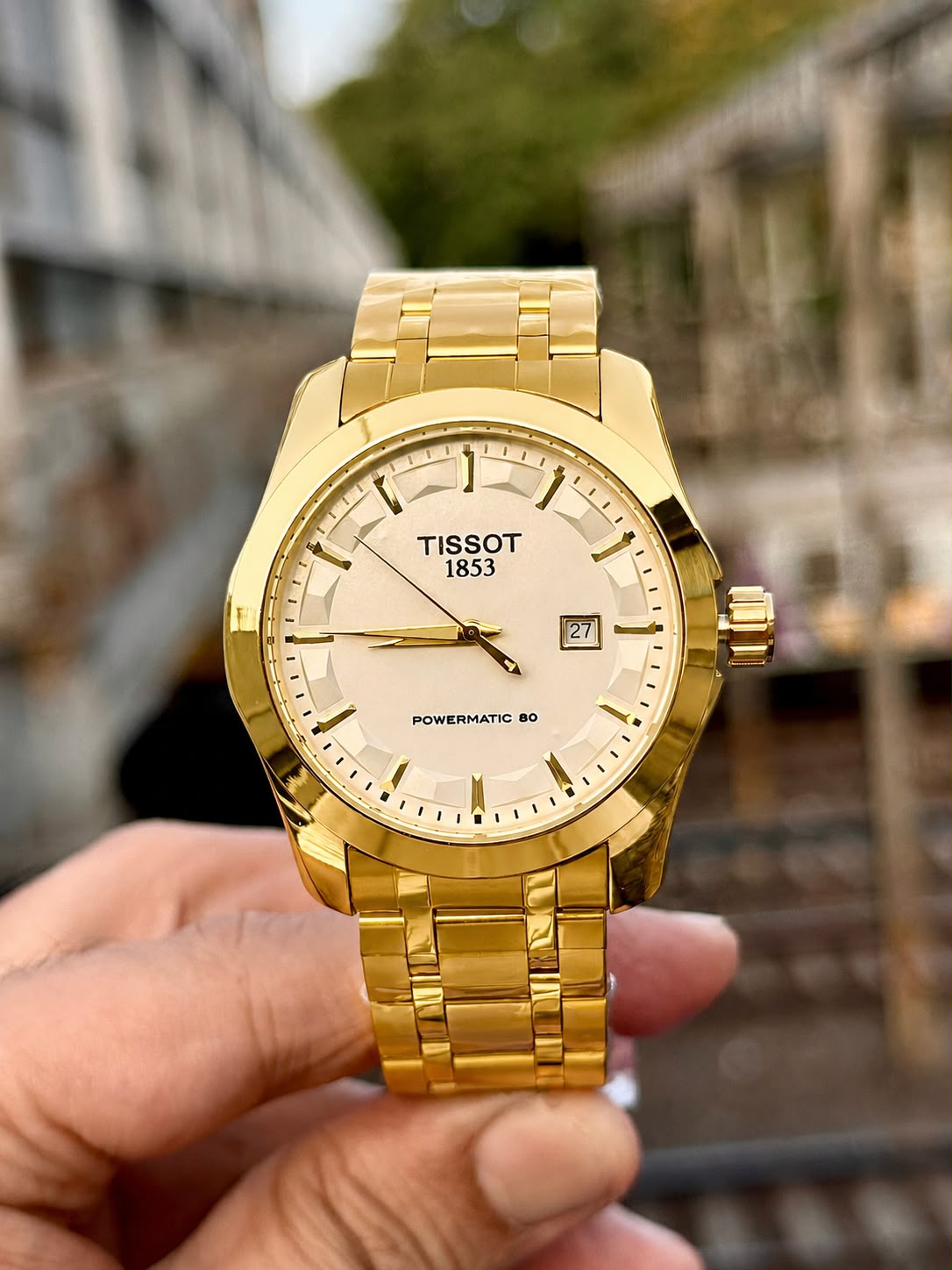 Premium Tissot Style Gold Watch