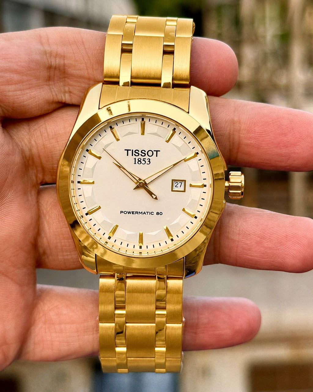Premium Tissot Style Gold Watch