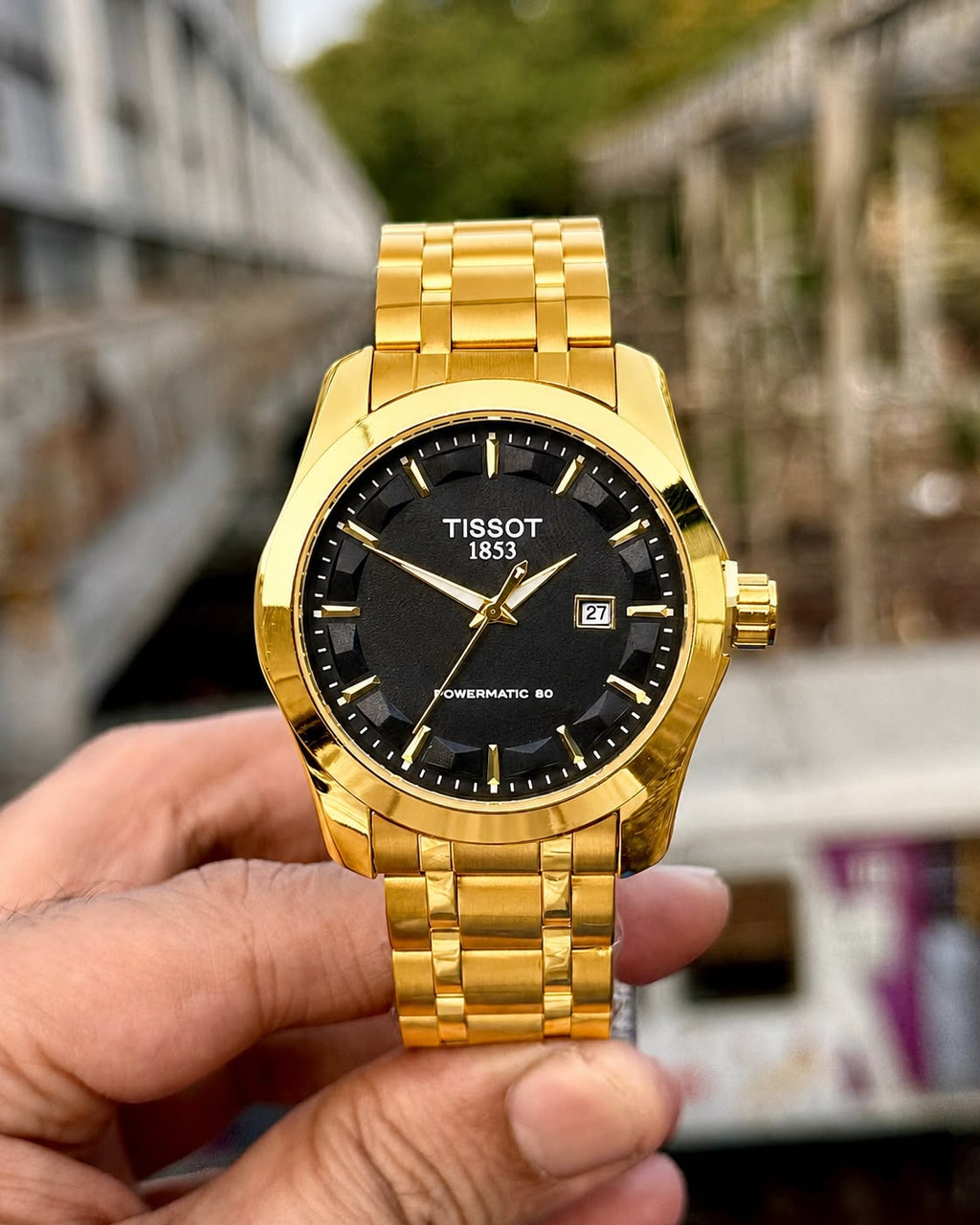 Premium Tissot Style Gold Watch