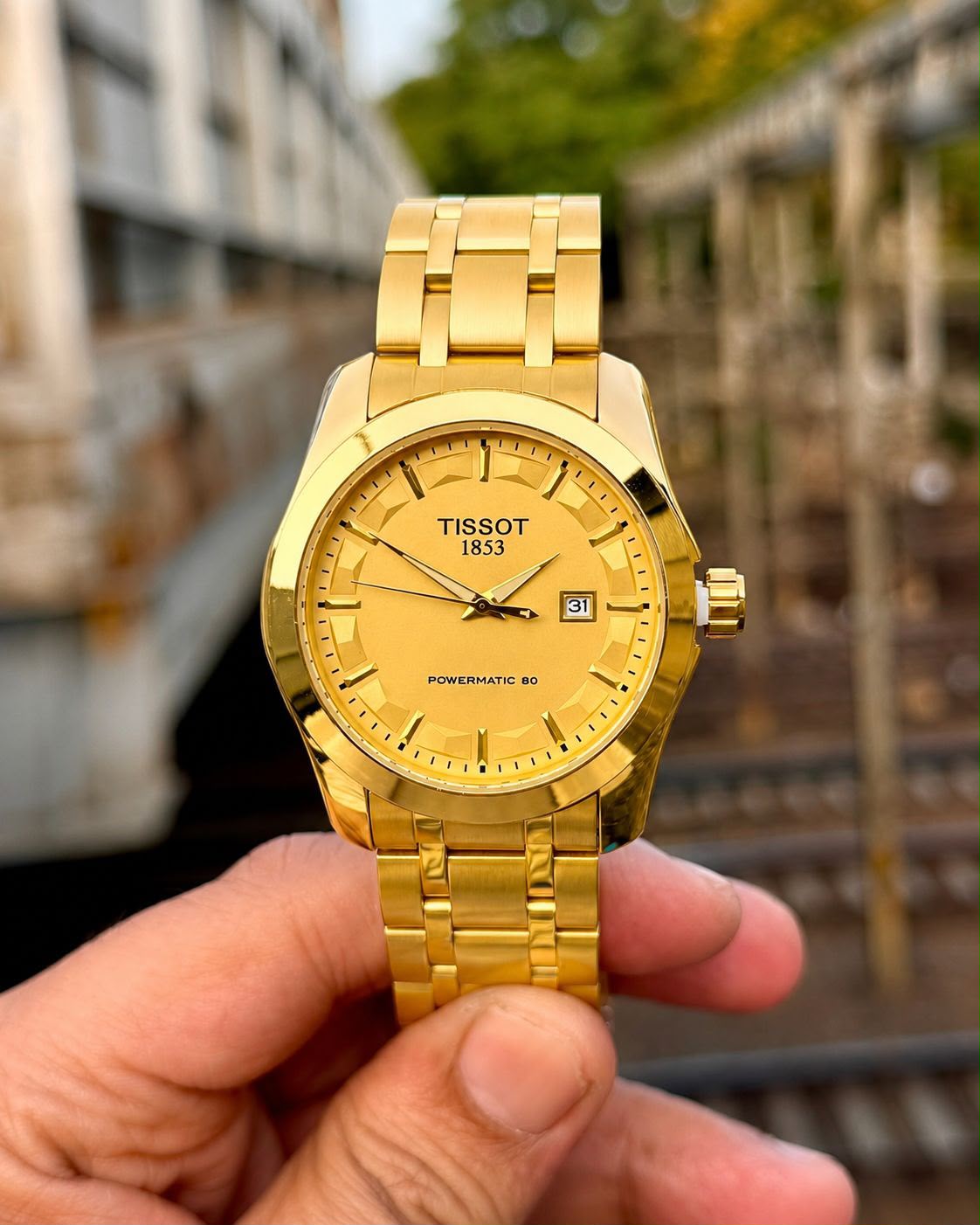 Premium Tissot Style Gold Watch