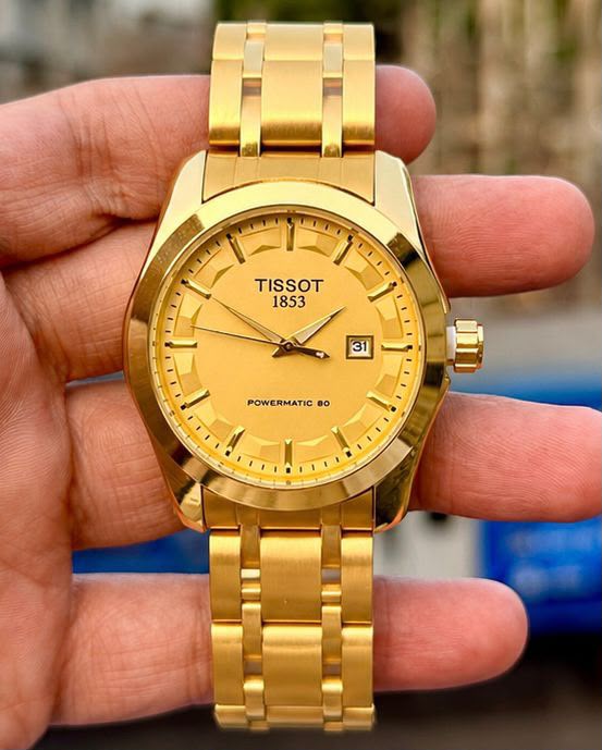 Premium Tissot Style Gold Watch